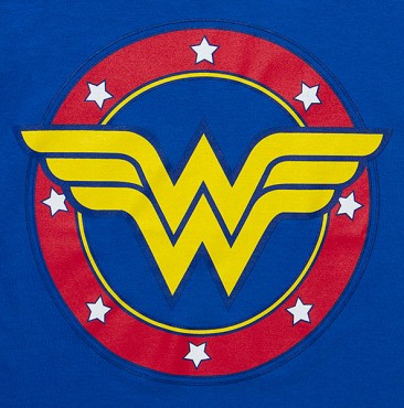 Wonder Woman Hockey Stripe Ladies' Tee